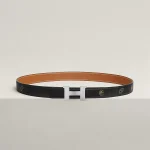 Mini Constance belt buckle & Hermès sur Mer reversible leather strap 24 mm